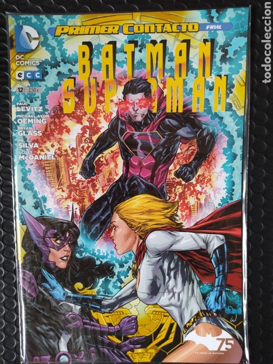 C&oacute;mics: DESCATALOGADO-BATMAN/SUPERMAN #12-GREG PAK-ECC-NUEVO-BOLSA & BACKBOARD - Foto 1