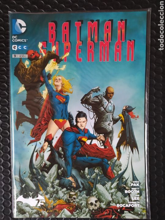 C&oacute;mics: DESCATALOGADO-BATMAN/SUPERMAN #9-GREG PAK-ECC-NUEVO-BOLSA & BACKBOARD - Foto 1