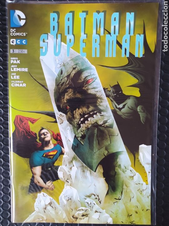 C&oacute;mics: DESCATALOGADO-BATMAN/SUPERMAN #3-GREG PAK-ECC-NUEVO-BOLSA & BACKBOARD - Foto 1