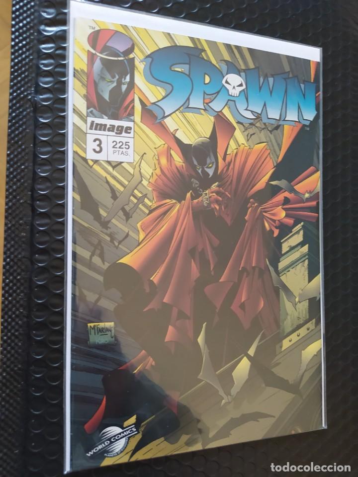 C&oacute;mics: SPAWN #3 SPANISH EDITION-TODD MCFARLANE-1994-IMAGE-VFN-BOLSA & BACKBOARD - Foto 1