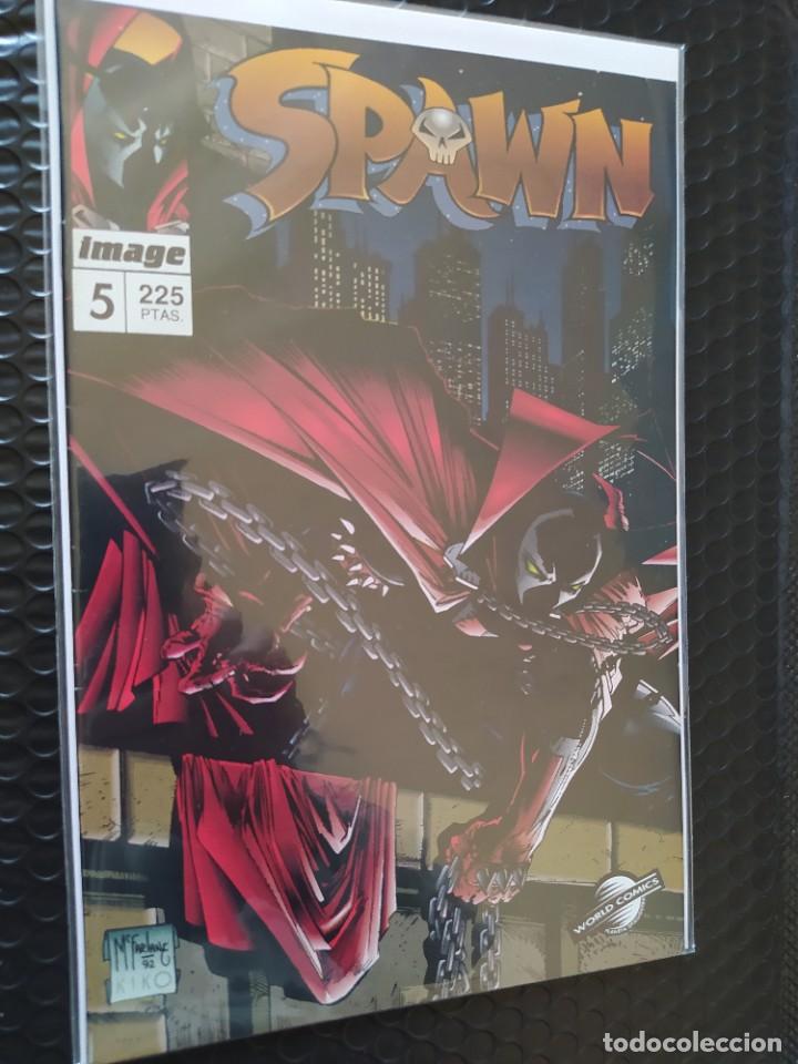 C&oacute;mics: SPAWN #5 SPANISH EDITION-TODD MCFARLANE-1994-IMAGE-VFN-BOLSA & BACKBOARD - Foto 1