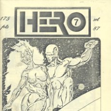 Cómics: HERO Nº7. FANZINE DE SUPERHÉROES, JUAN CARLOS CEREZA, 1987. MARVEL - DC. Lote 261618175