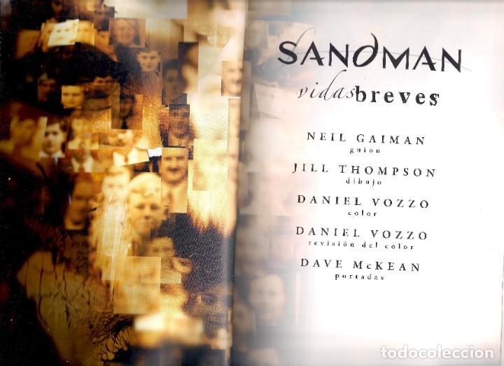 C&oacute;mics: Sandman n&ordm; 7. Neil Gaiman. Vidas breves. ECC Ediciones marzo 2014 - Foto 2