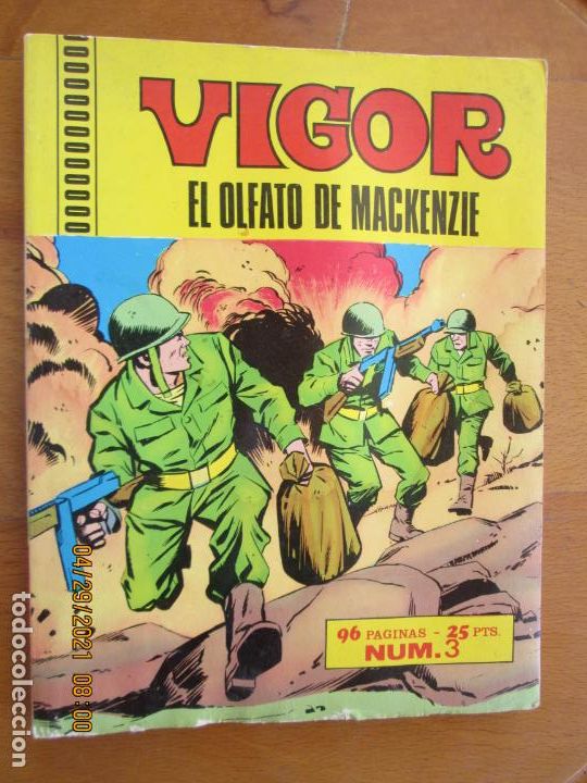Comics : VIGOR EL OLFATO DE MACKENZIE - N&ordm; 3 - BUREDIT 1970.