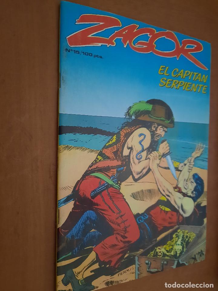 C&oacute;mics: ZAGOR 15. EL CAPIT&Aacute;N SERPIENTE. R&Uacute;STICA. BUEN ESTADO - Foto 1