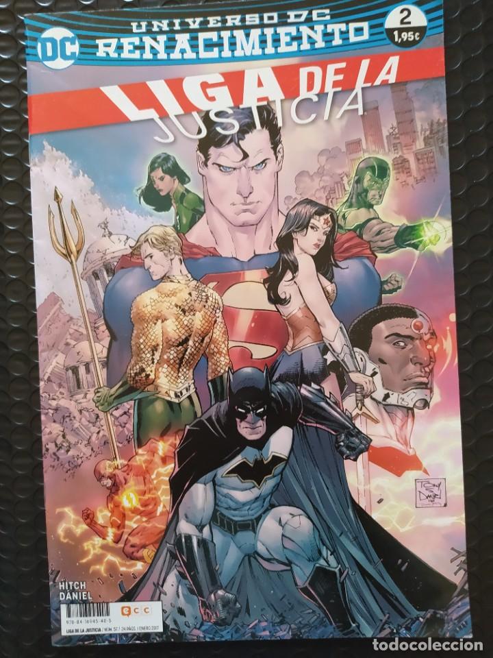 C&oacute;mics: LIGA DE LA JUSTICIA(RENACIMIENTO) #2 ECC 2017-NUEVO(NM)-BOLSA & BACKBOARD