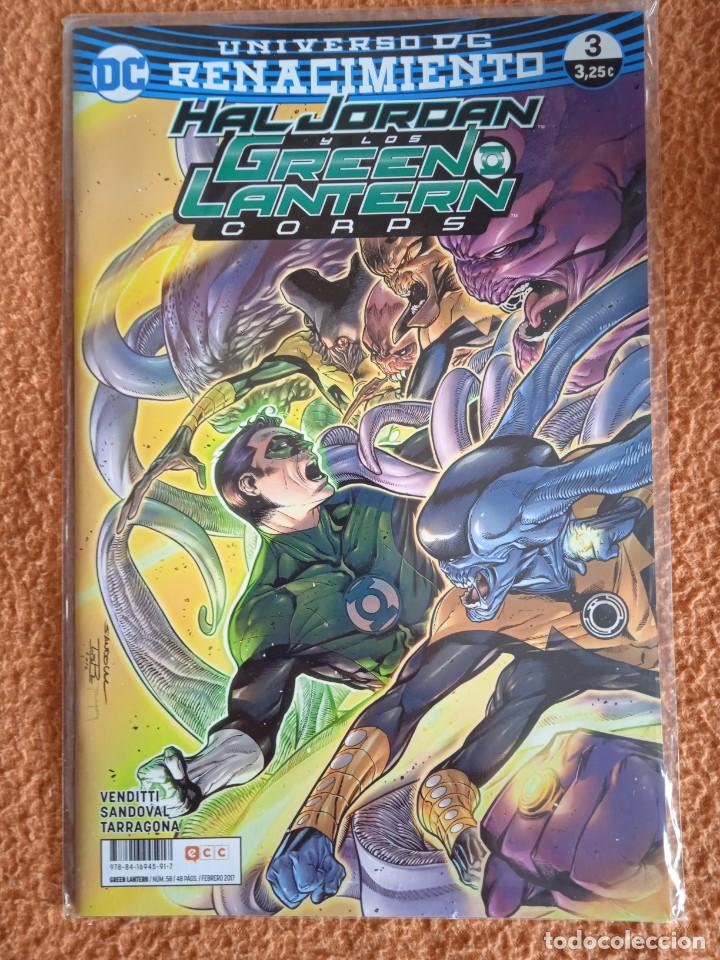 C&oacute;mics: HAL JORDAN Y LOS GREEN LANTERN CORPS 3-ECC DC COMICS - Foto 1