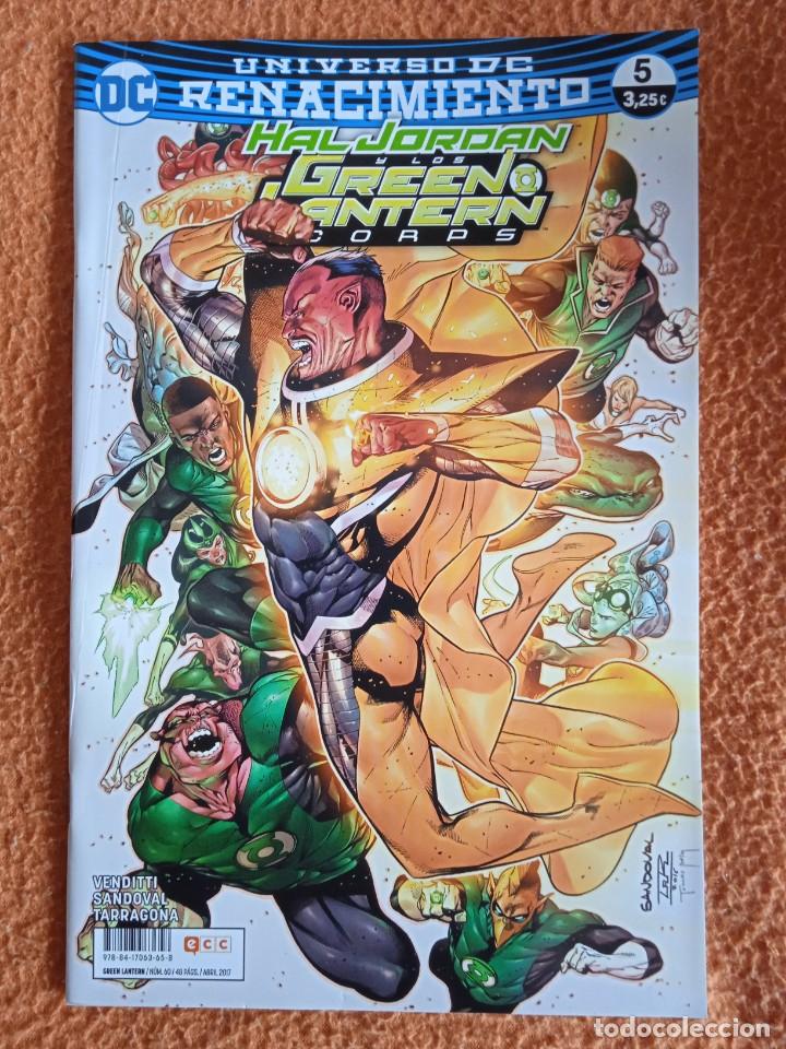 C&oacute;mics: HAL JORDAN Y LOS GREEN LANTERN CORPS 5-ECC DC COMICS - Foto 1