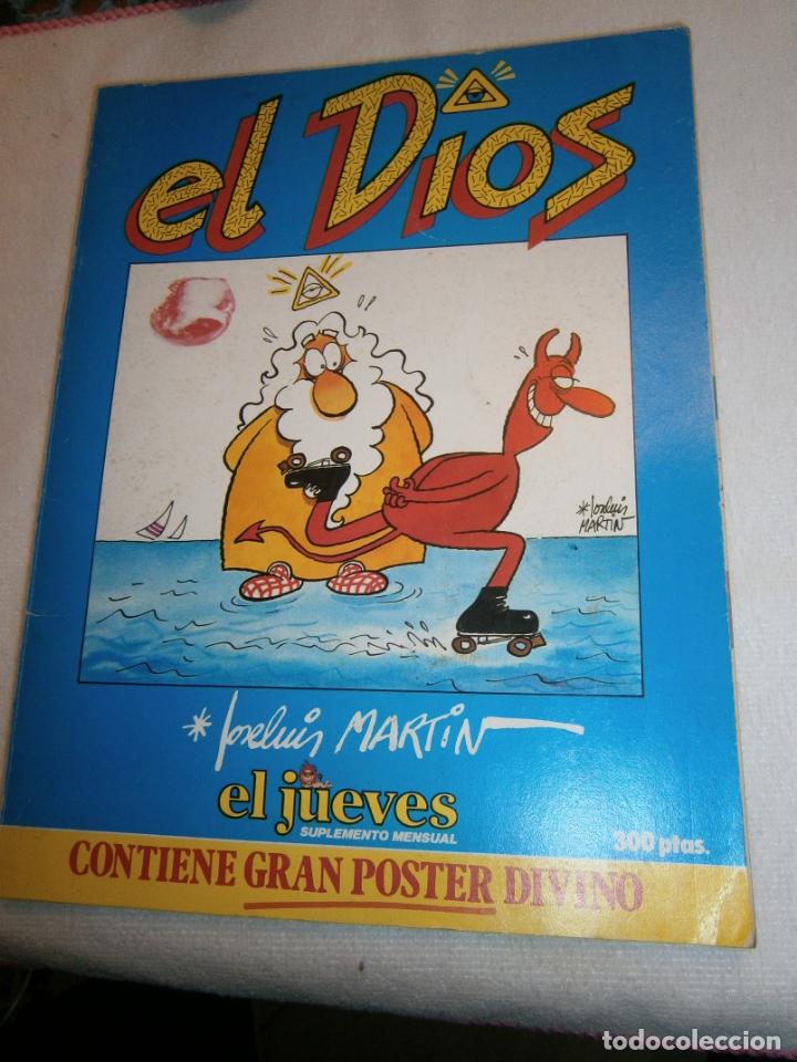 C&oacute;mics: ANTIGUO COMIC - EL JUEVES - EL DIOS (CON POSTER ESPECTACULAR) - LCA - Foto 1