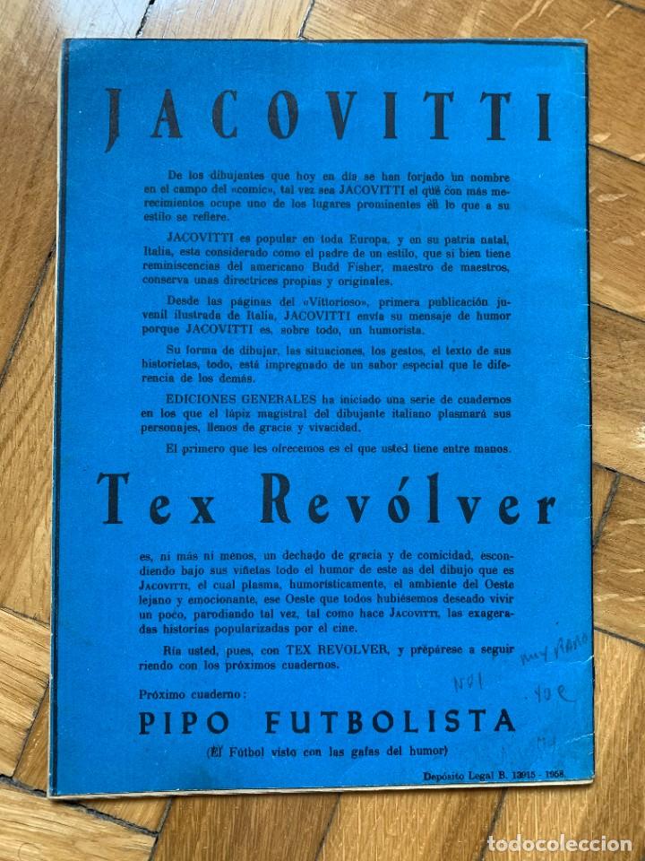 C&oacute;mics: TEX REVOLVER - JACOVITTI - R2 Ediciones Generales 1958 - Foto 3