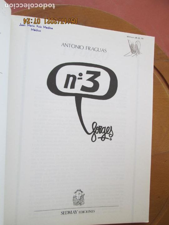 C&oacute;mics: FORGES N&ordm; 3 - SEDMAY EDICIONES .PRIMERA EDC 1975 - Foto 3