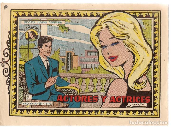 C&oacute;mics: AZUCENA. N&ordm; 654. ACTORES Y ACTRICES. TORAY. (ST/A1B) - Foto 1