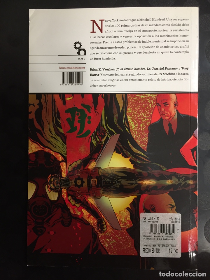 C&oacute;mics: EX MACHINA N.2 LA MARCA ECC V&Eacute;RTIGO ( 2014/2015 ) - Foto 2