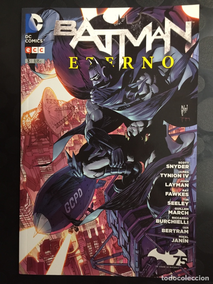 C&oacute;mics: BATMAN ETERNO N.3 EL PASADO INSEPULTO ECC DC ( 2014/2015 ) - Foto 1