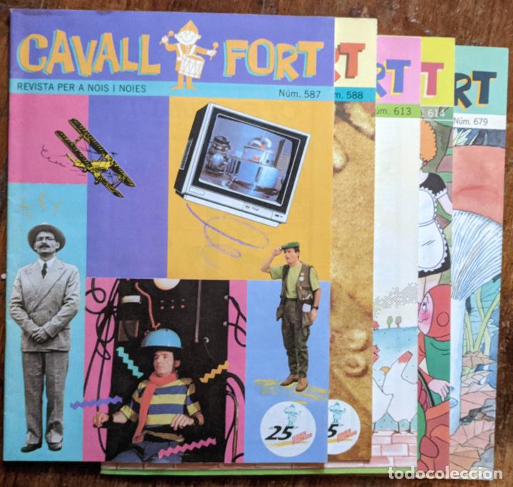 Comics: CAVALL FORT 5 numeros, 587, 588, 613, 614 y 679, - Vell i Bell