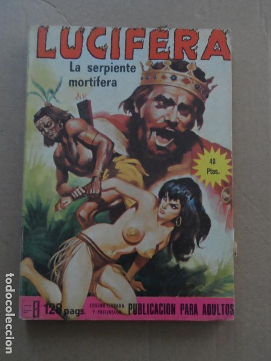 C&oacute;mics: LUCIFERA - N&ordm; 20 LA SERPIENTE MORTIFERA - 1976 - ELVIBERIA - Foto 1