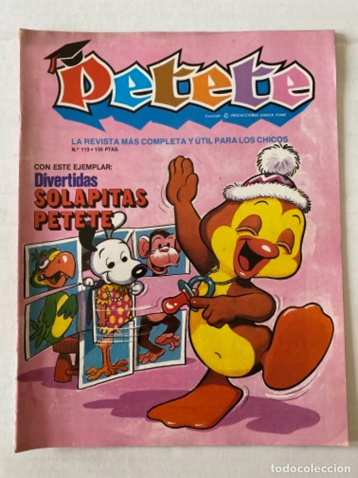 C&oacute;mics: PETETE - 113 - Revista infantil PTT - Foto 1