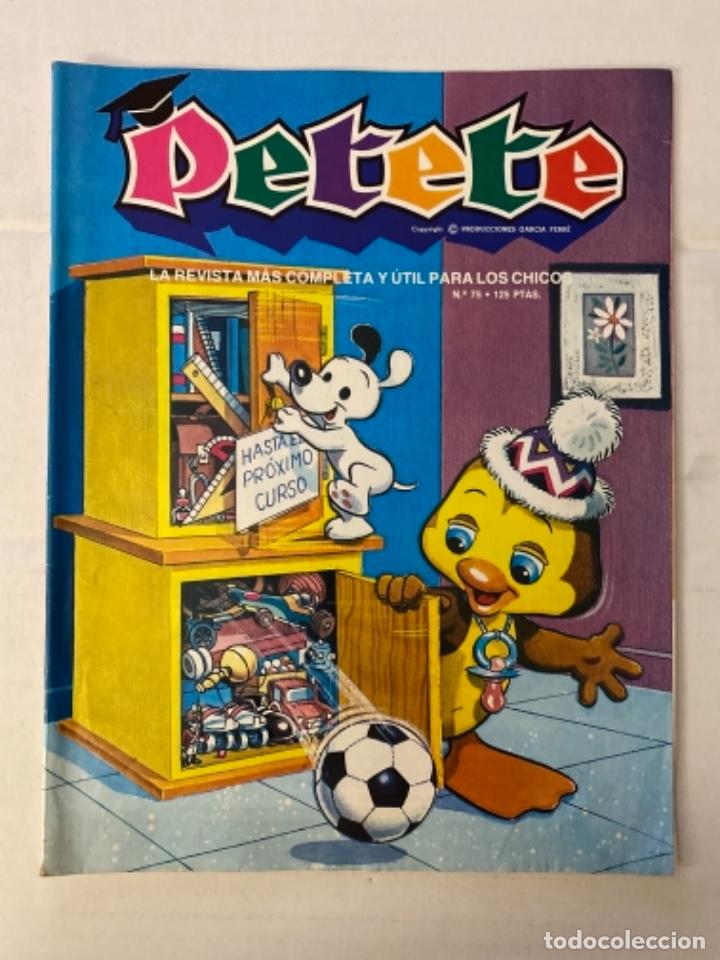 C&oacute;mics: PETETE - 75 - Revista infantil PTT - Foto 1