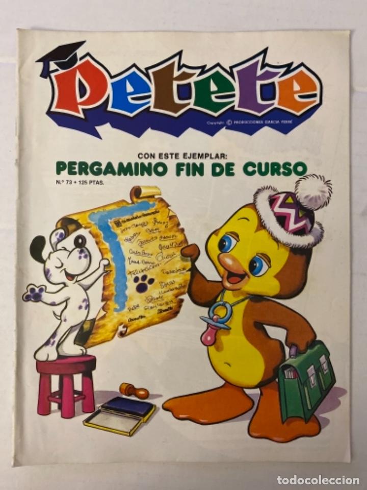 C&oacute;mics: PETETE - 73 - Revista infantil PTT - Foto 1