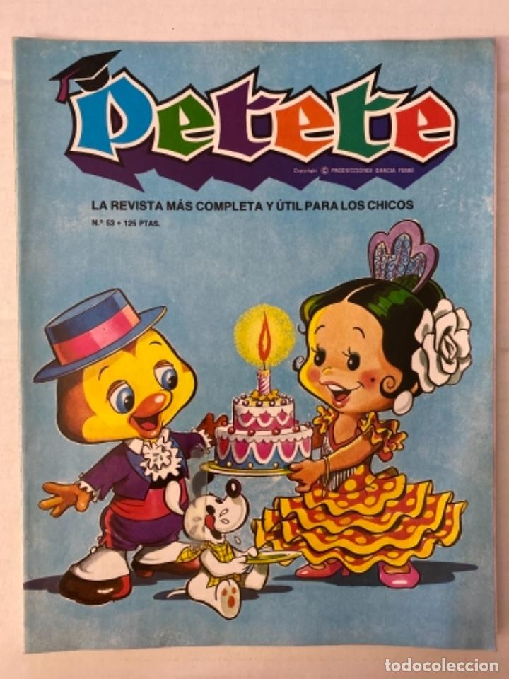 C&oacute;mics: PETETE - 53 - Revista infantil PTT - Foto 1