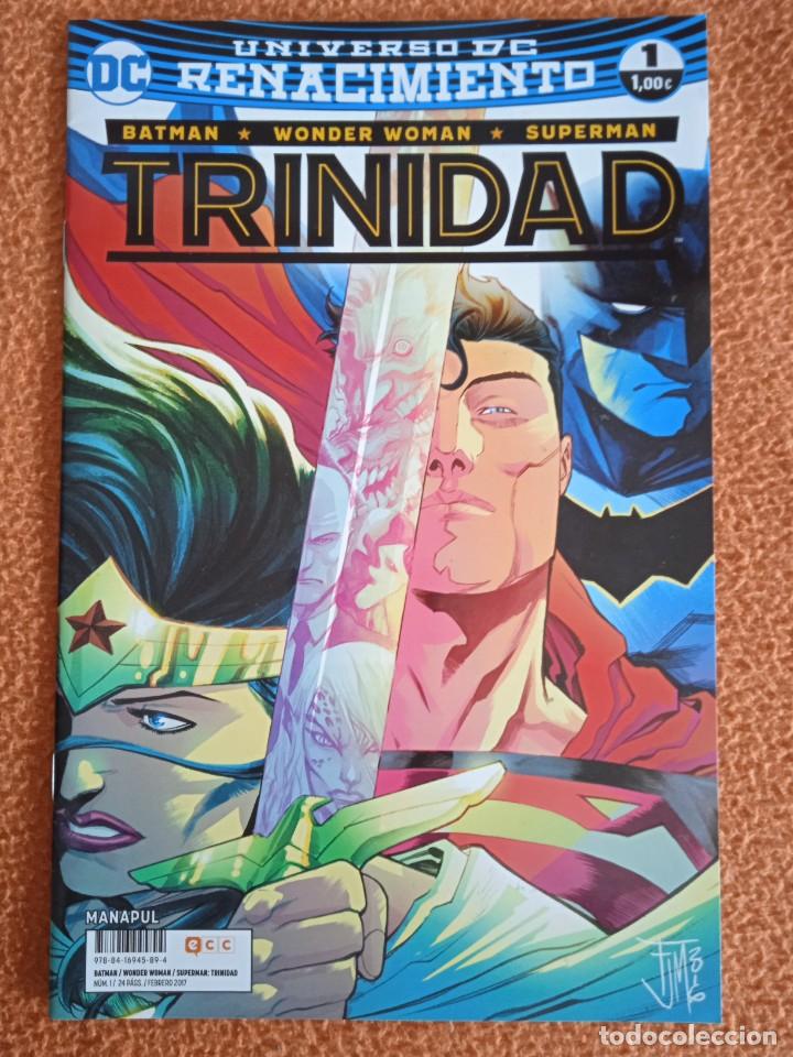 C&oacute;mics: UNIVERSO DC RENACIMIENTO TRINIDAD 1- ECC DC COMICS - Foto 1