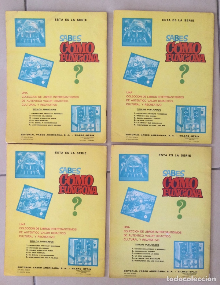 C&oacute;mics: Serie &iquest;Sabes c&oacute;mo funciona?. Editorial Vasco americana. 1972 - Foto 2