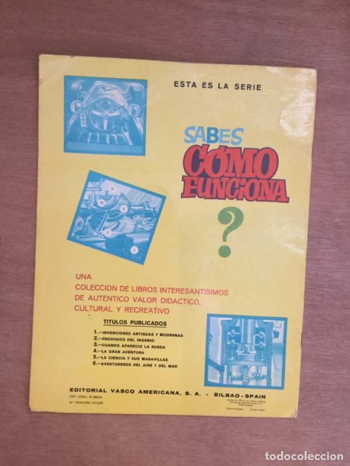 C&oacute;mics: Serie &iquest;Sabes c&oacute;mo funciona?. Editorial Vasco americana. 1972 - Foto 4