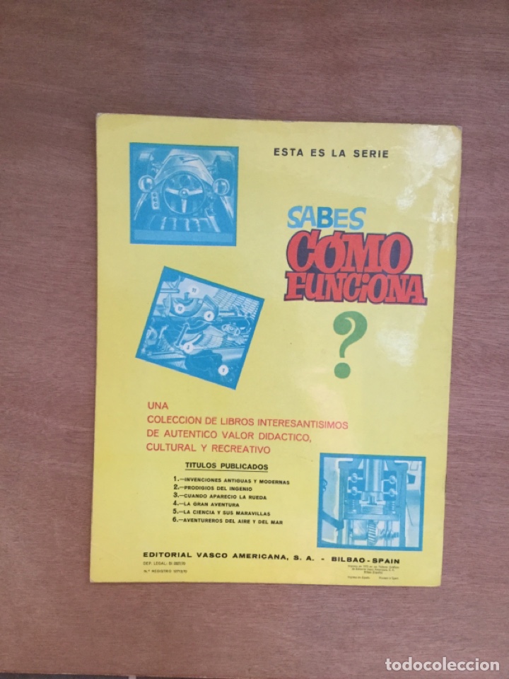 C&oacute;mics: Serie &iquest;Sabes c&oacute;mo funciona?. Editorial Vasco americana. 1972 - Foto 11