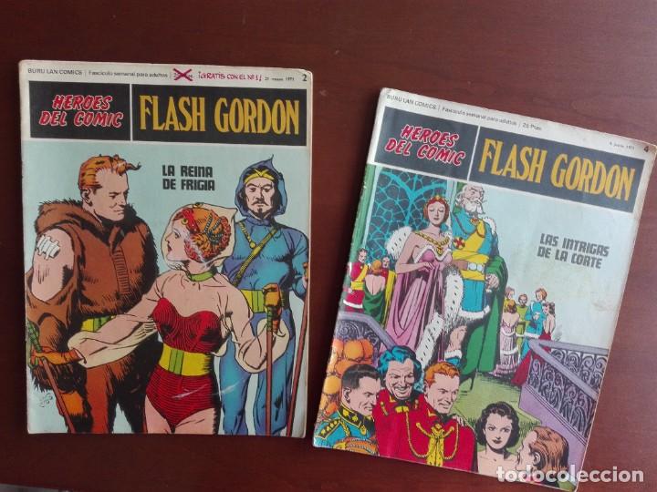C&oacute;mics: JMFC - DOS COMICS BURU LAN EDICIONES - HEROES DEL COMIC - FLASH GORDON - Foto 1