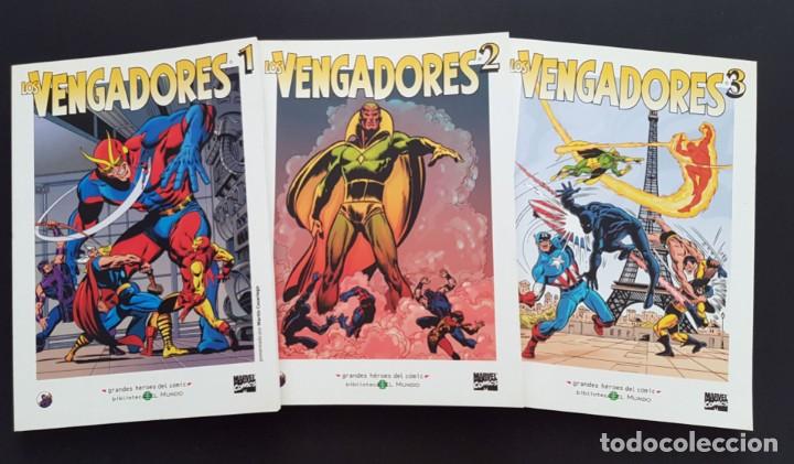 C&oacute;mics: Grandes Heroes del Comic, LOS VENGADORES num: 1,2,3 - Foto 1