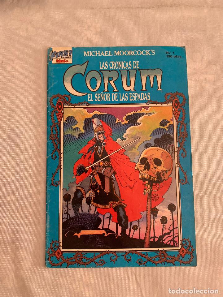 C&oacute;mics: 834.COMIC LAS CRONICAS DE CORUM EL SE&Ntilde;OR DE LAS ESPADAS, N&ordm;1, 1987 - Foto 1