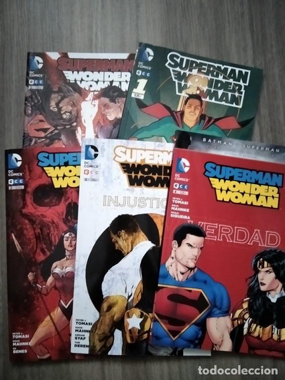C&oacute;mics: SUPERMAN WONDER WOMAN DE ECC COMPLETA 5 TOMOS - Foto 1