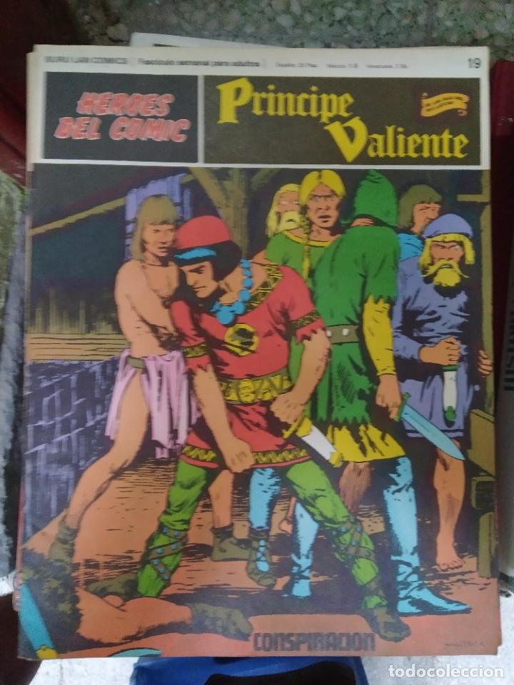 C&oacute;mics: Pr&iacute;ncipe Valiente N&ordm; 19 (H&eacute;roes del Comic) - Harold Foster - Foto 1