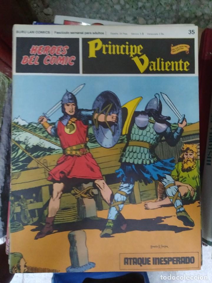 C&oacute;mics: Pr&iacute;ncipe Valiente N&ordm; 35 (H&eacute;roes del Comic) - Harold Foster - Foto 1