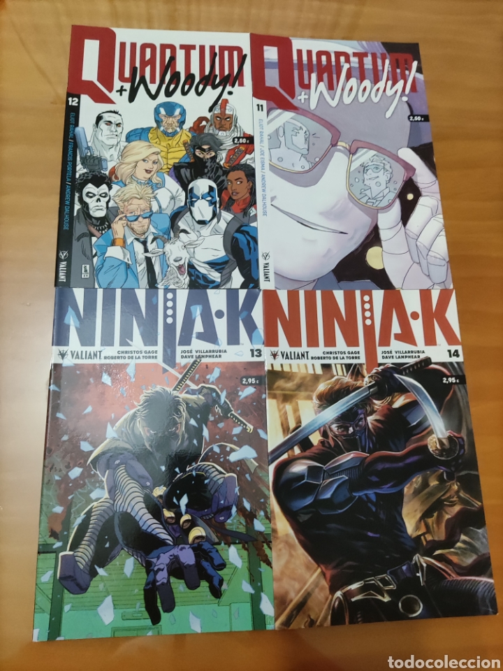 C&oacute;mics: Lote 4 c&oacute;mic edici&oacute;n Valiant. Ninja-K y Quantum Woody. - Foto 1