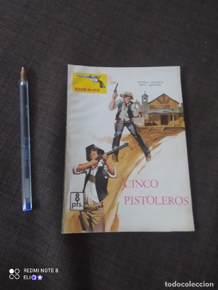 C&oacute;mics: CINCO PISTOLEROS coleccion sheriff editorial vilmar - Foto 1