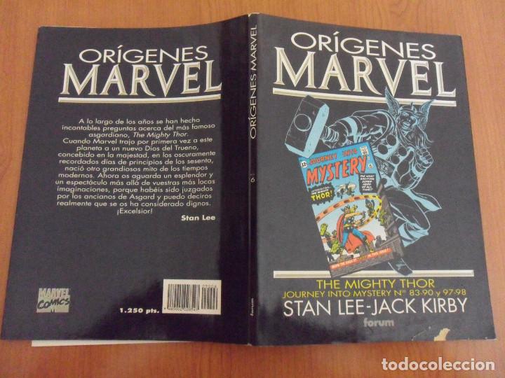 C&oacute;mics: origenes marvel - the migthy thor - stan lee/jack kirby - forum - Foto 2