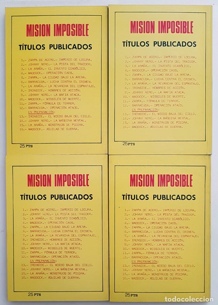 C&oacute;mics: COLECCION MISION IMPOSIBLE N&ordm; 4 MADDOCK OPERACION CAOS EDITORIAL EUREDIT 1970 - Foto 2
