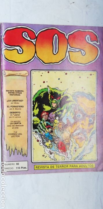 C&oacute;mics: SOS N&ordm;2. REVISTA DE TERROR PARA ADULTOS comic