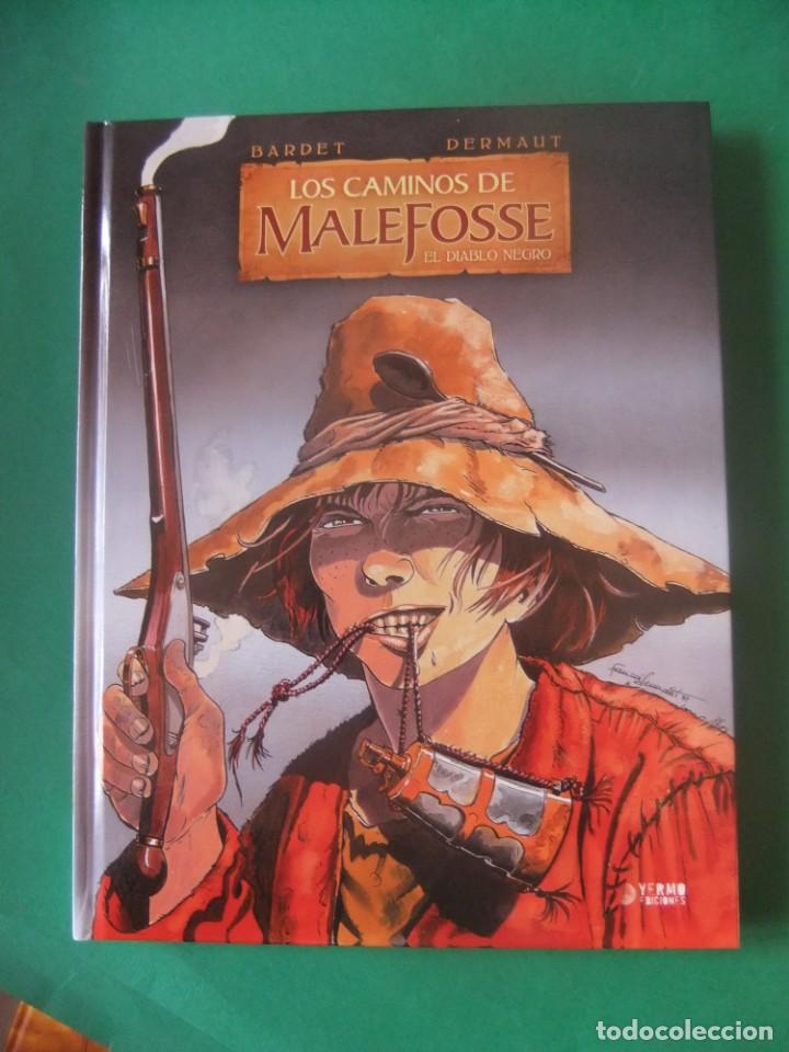 C&oacute;mics: LOS CAMINOS DE MALEFOSSE EL DIABLO NEGRO YERMO EDICIONES - Foto 1
