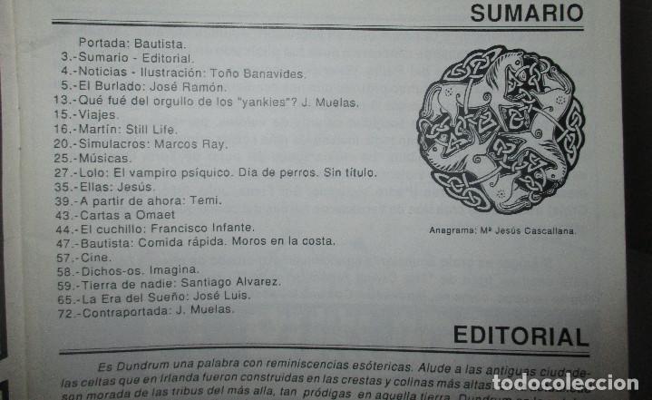 C&oacute;mics: DUNDRUM N&ordm; 0, FANZINE, COMIC, Ponferrada, a&ntilde;o 1992 - Foto 3