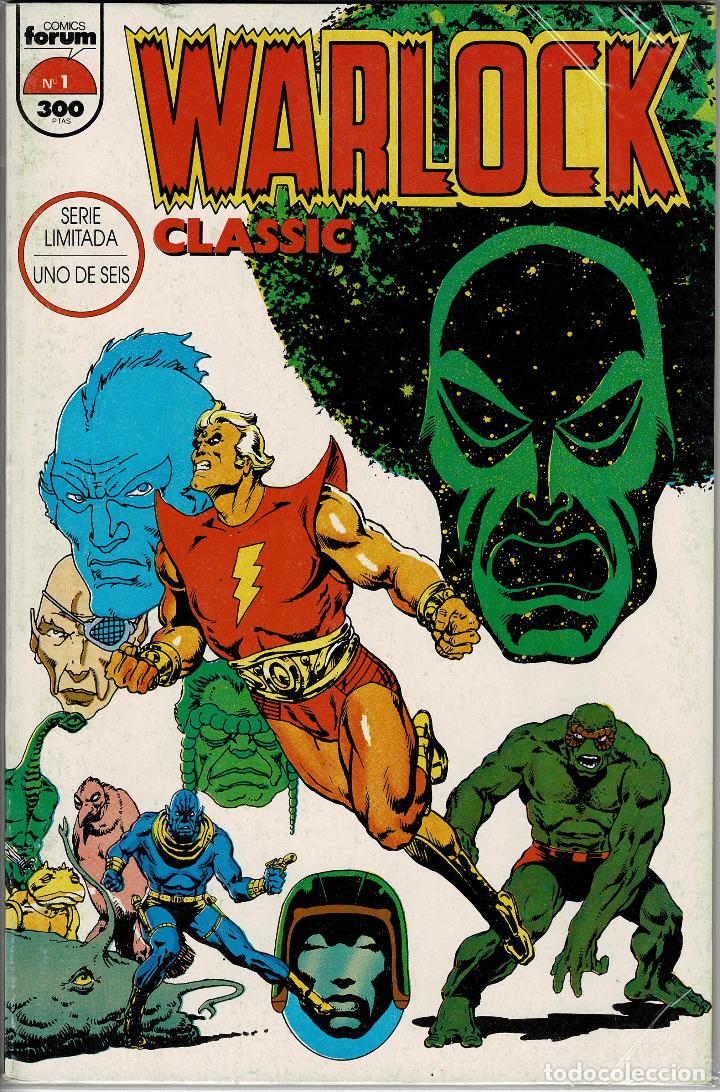C&oacute;mics: Warlock.Classic,completa 6 ejemplares.original. Ediciones Forum - Foto 1