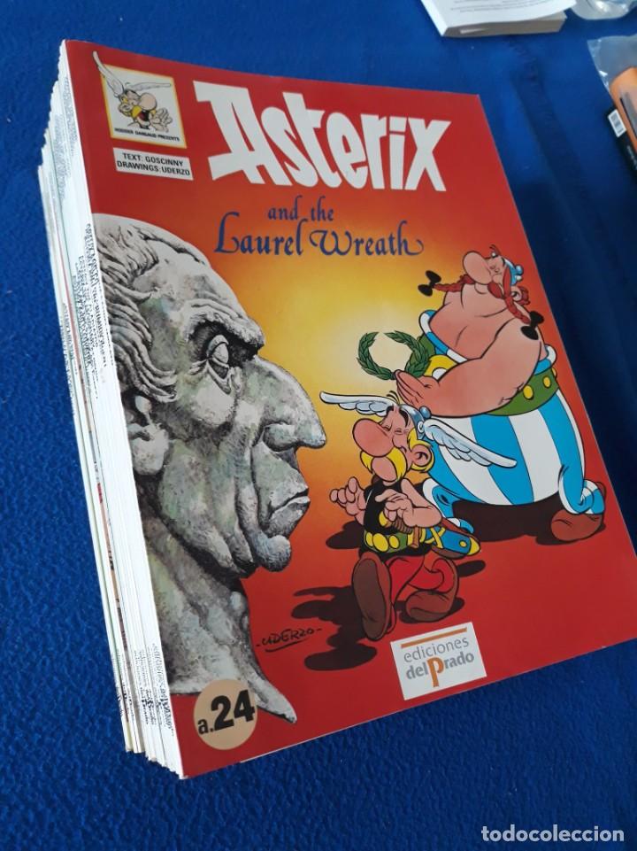C&oacute;mics: ASTERIX: LOTE DE 25 TOMOS (EN INGL&Eacute;S) - EDICIONES DEL PRADO - Foto 2