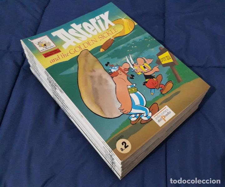 C&oacute;mics: ASTERIX: LOTE DE 25 TOMOS (EN INGL&Eacute;S) - EDICIONES DEL PRADO - Foto 1