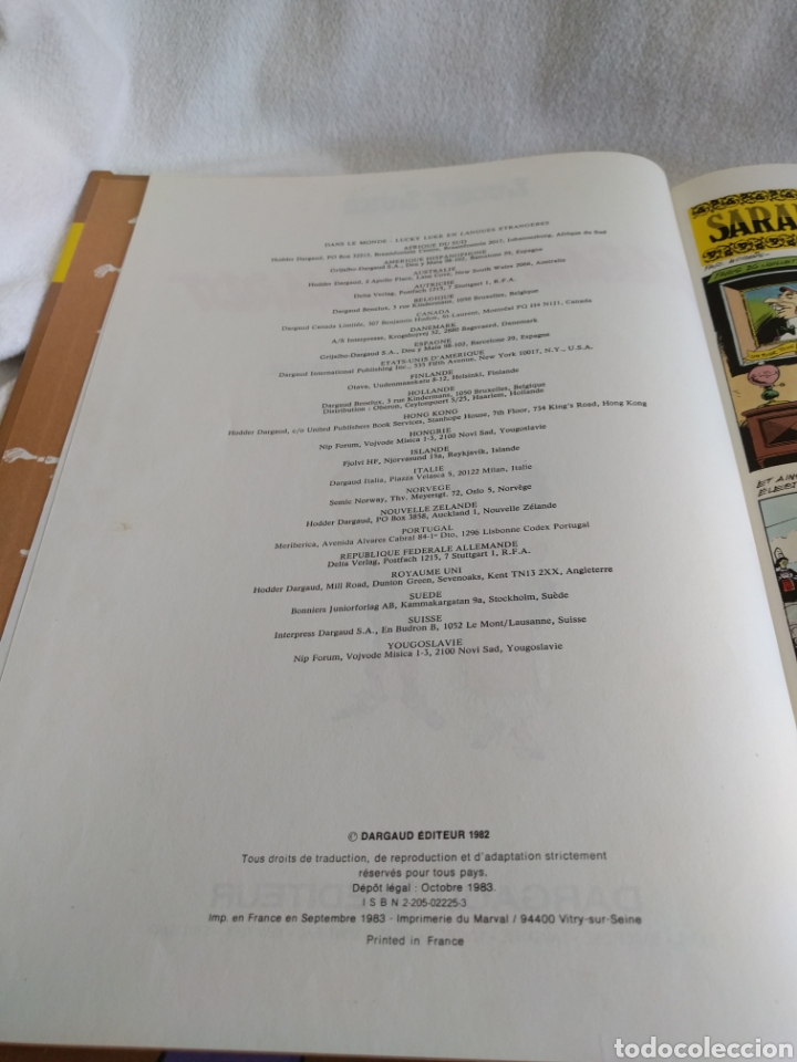 C&oacute;mics: Sarah Bernhardt. Lucky Luke. Dargaud. - Foto 4