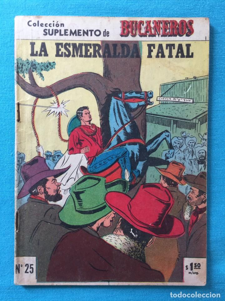 C&oacute;mics: Suplemento de Bucaneros N&ordm; 25 La Esmeralda Fatal (1960, Editorial Bois)