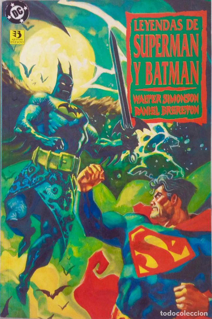 C&oacute;mics: LEYENDAS DE SUPERMAN Y BATMAN. WALTER SIMONSON, DANIEL BRERETON. C&Oacute;MIC DC - Foto 1
