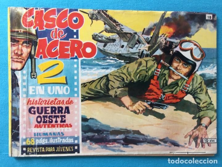 C&oacute;mics: Casco de Acero n&ordm; 18 (1962, Ediciones Manhattan) - Foto 1