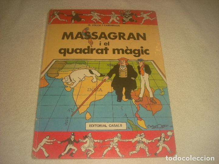 C&oacute;mics: MASSAGRAN I EL QUADRAT MAGIC . ED CASALS . CATALA. - Foto 1