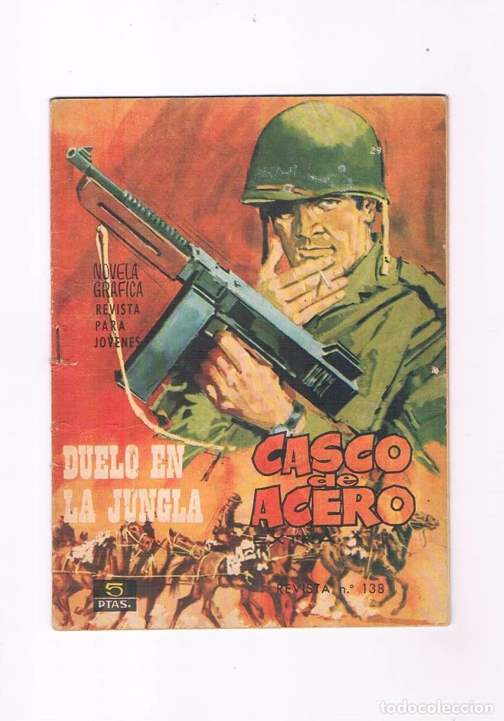 C&oacute;mics: Comic casco de acero duelo en la jungla numero 138 Ediciones Manhattan 1961 ** - Foto 1